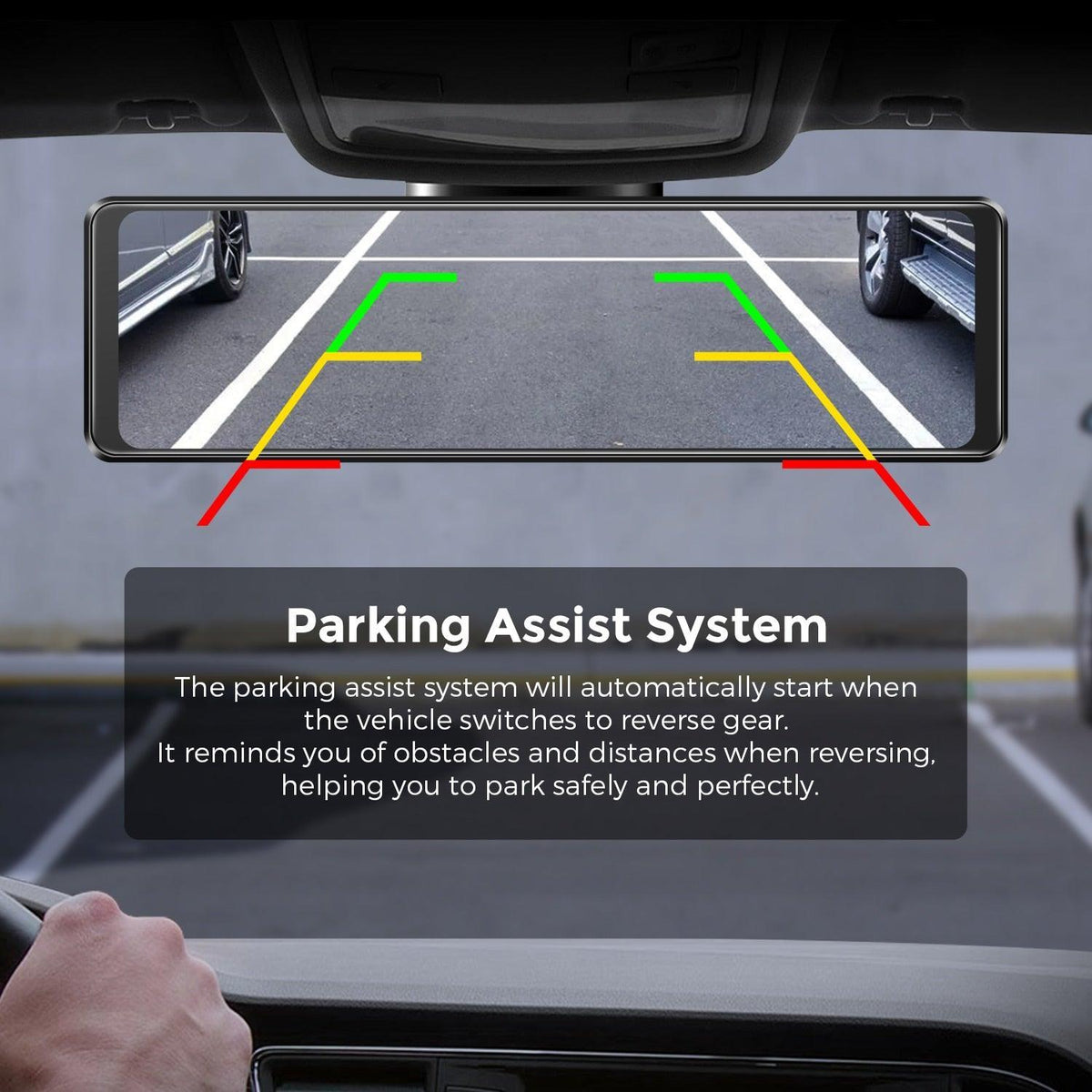 AZDOME PG18S Mirror Dash Cam - Adrenaline 4X4