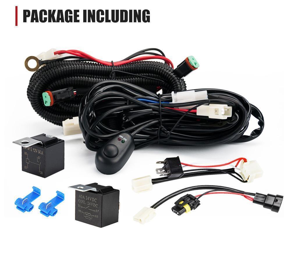 LED Light Wiring Harness Relay Kit - Adrenaline 4X4