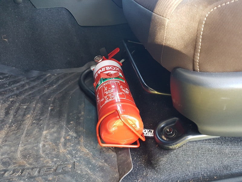 Toyota Hilux N80 (2016+) Fire Extinguisher Bracket - Adrenaline 4X4