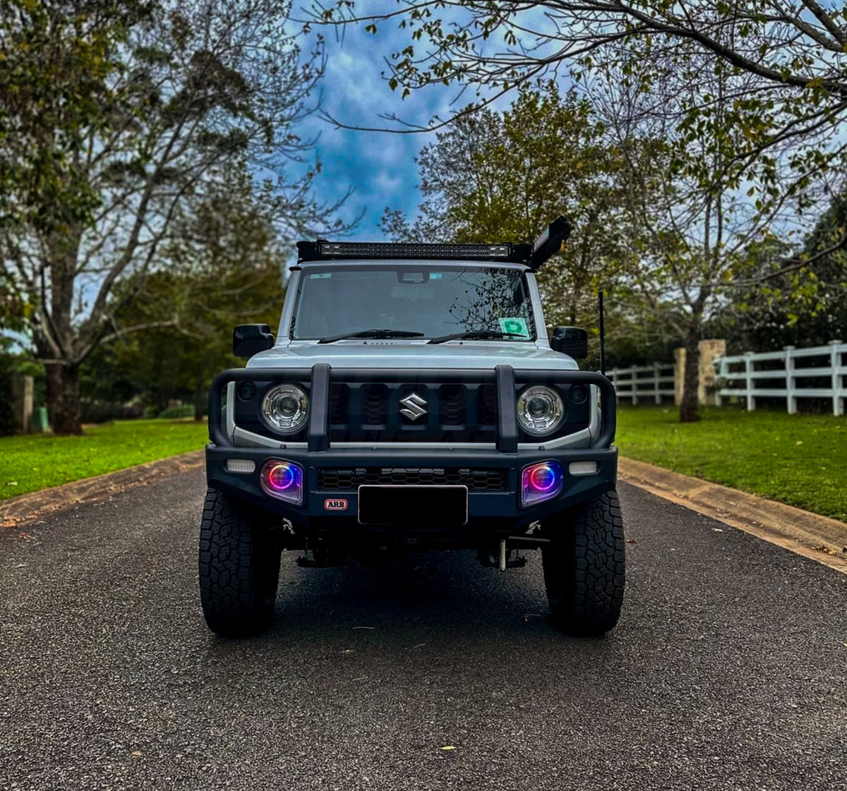 4" LED Colour Chasing Fog Lights