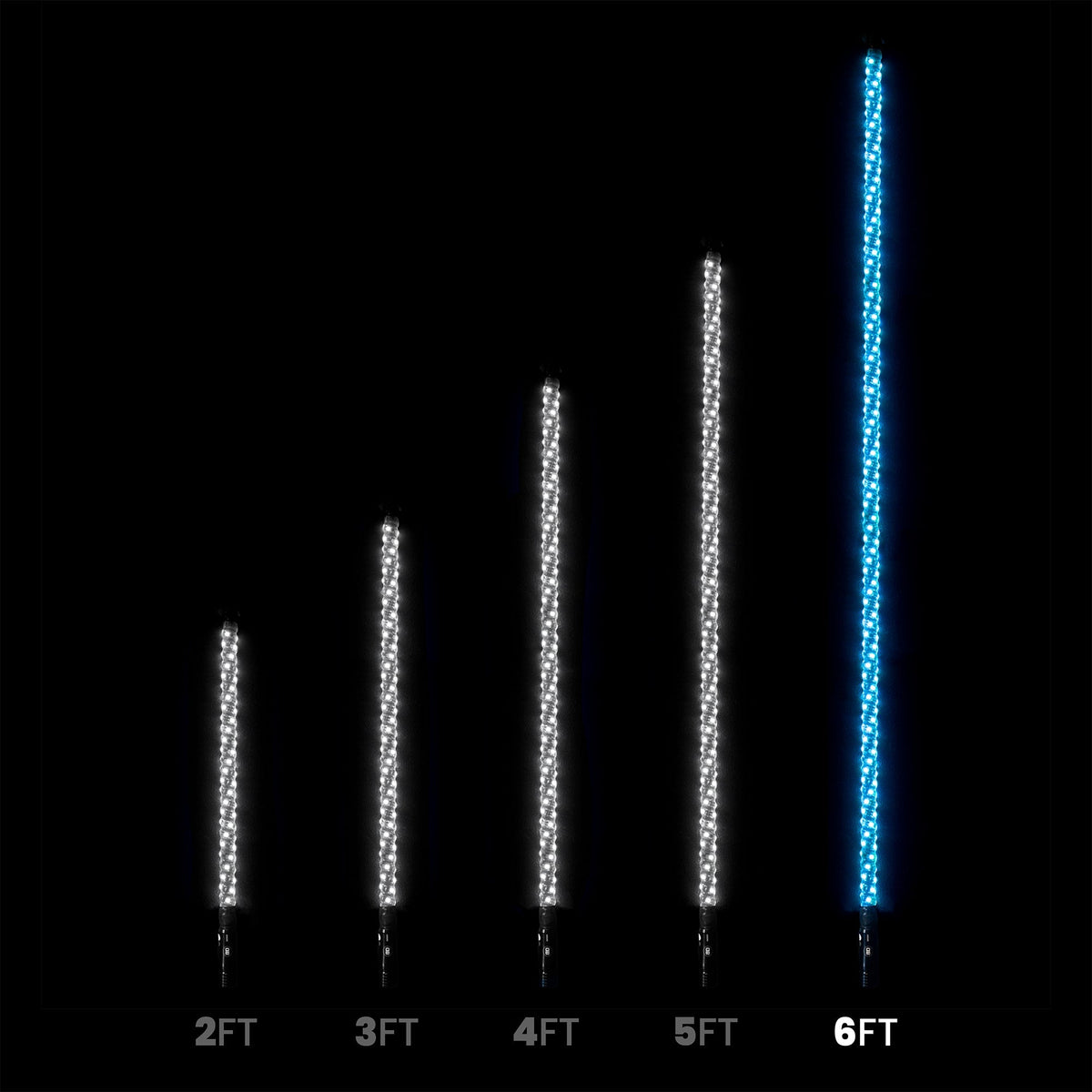 6ft LED Whip Lights