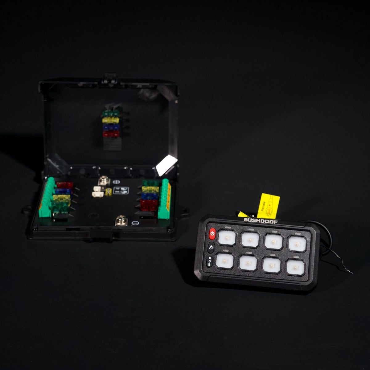 8-Gang Switch Panel/Fusebox with Bluetooth Control