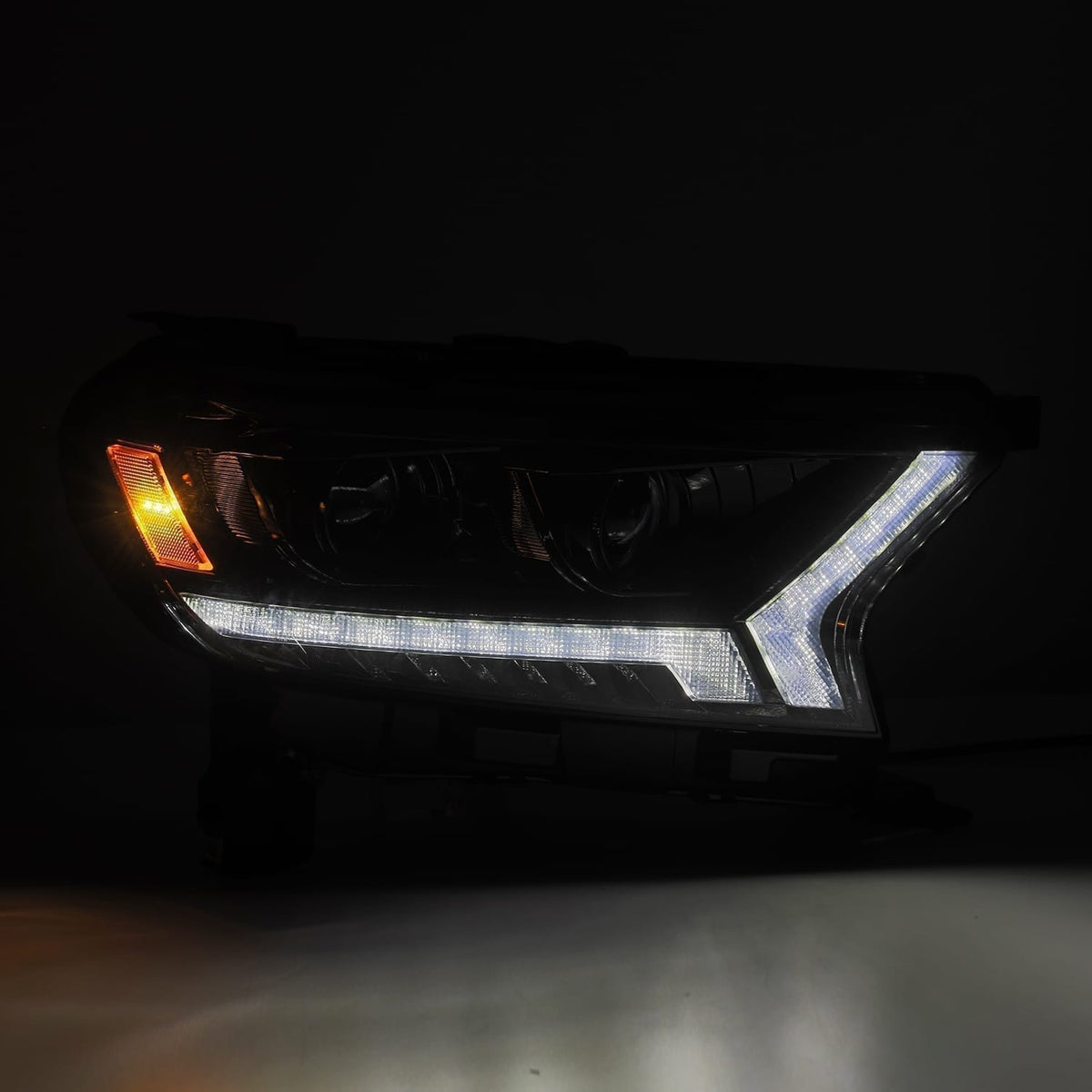 15-21 Ranger and Everest - LUXX Chrome-Black LED headlights