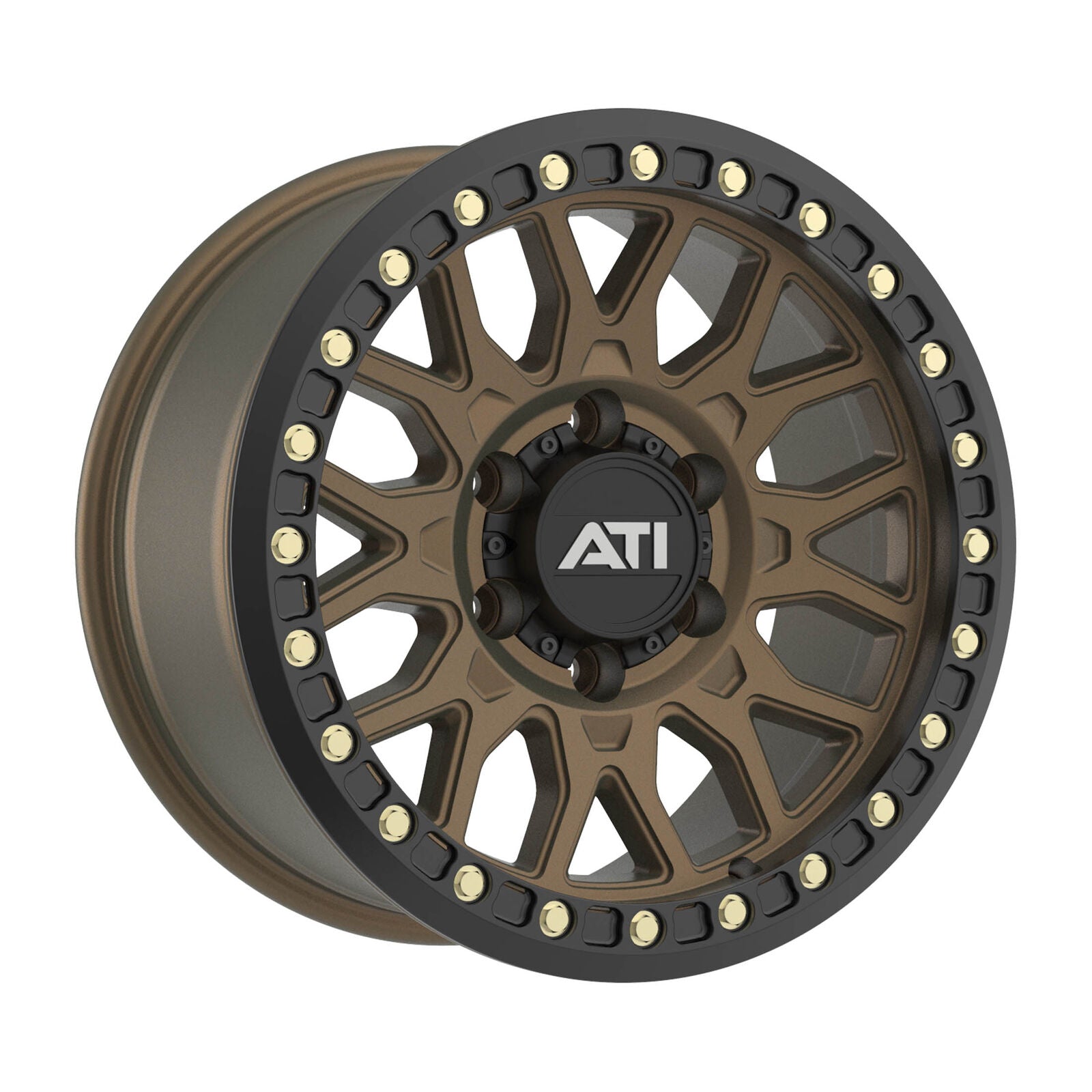AT-01 17X8.5 HYBRID BEADLOCK WHEEL - BRONZE (5X150) - Adrenaline 4X4