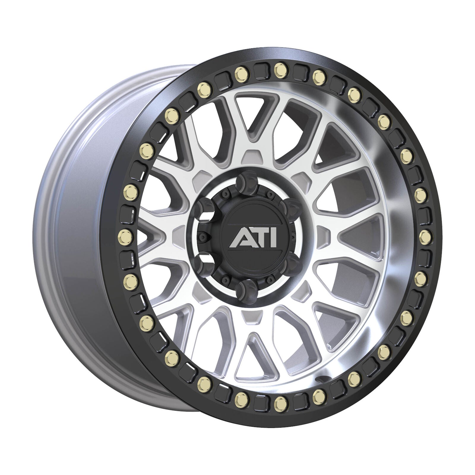 AT-01 17X8.5 HYBRID BEADLOCK WHEEL - MACHINED (5X150) - Adrenaline 4X4