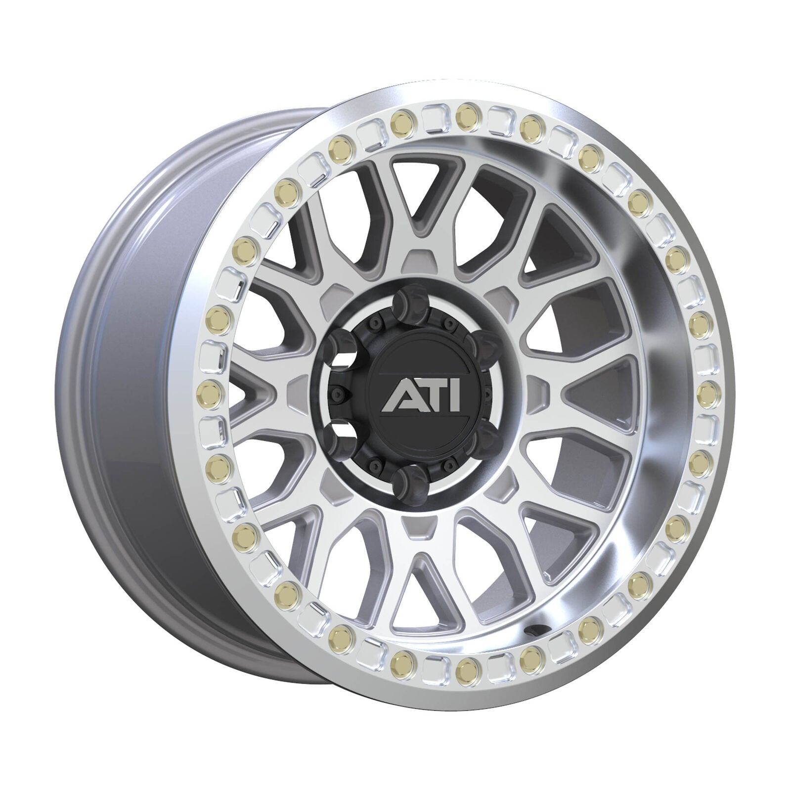 AT-01 17X8.5 HYBRID BEADLOCK WHEEL - MACHINED (5X150) - Adrenaline 4X4