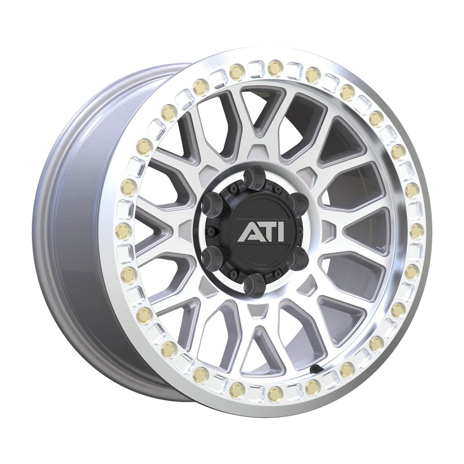 AT-01 17X8.5 HYBRID BEADLOCK WHEEL - MACHINED (5X150) - Adrenaline 4X4