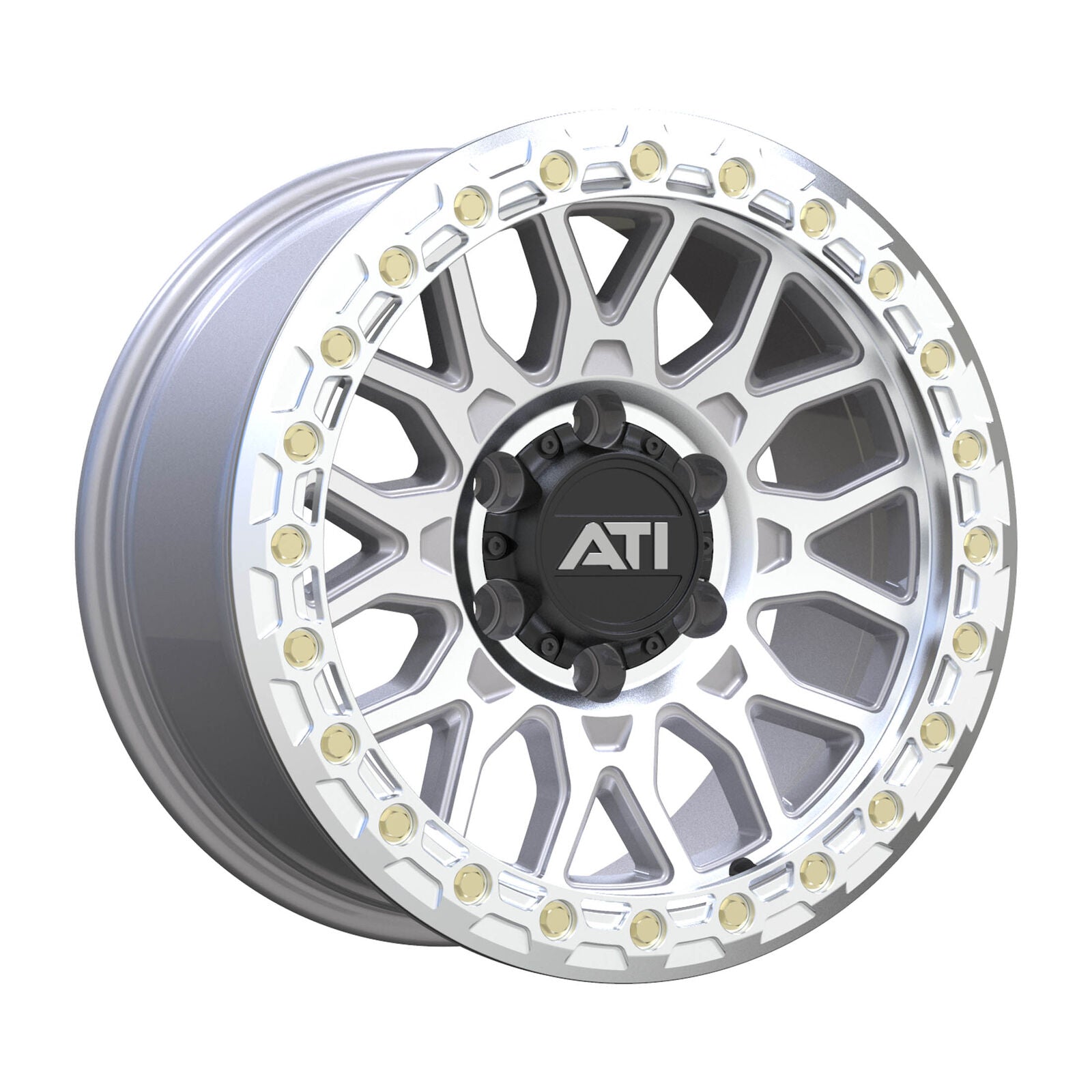 AT-01 17X8.5 HYBRID BEADLOCK WHEEL - MACHINED (5X150) - Adrenaline 4X4