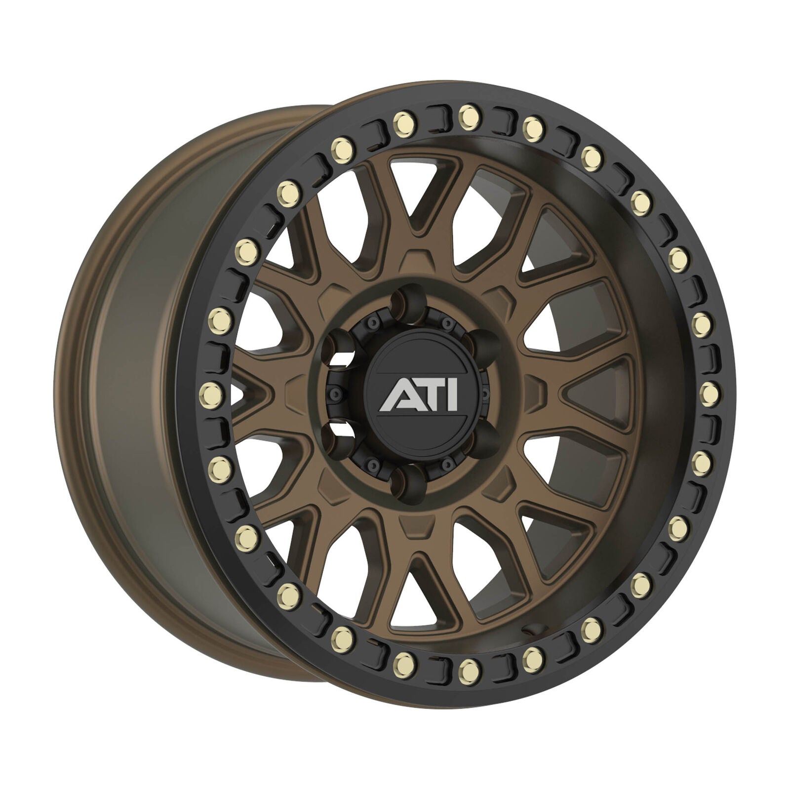 AT-01 17X8.5 HYBRID BEADLOCK WHEEL - BRONZE (6X139.7) - Adrenaline 4X4