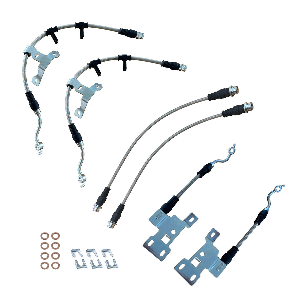 ATI EXTENDED BRAIDED BRAKE LINE KIT - FORD PY NEXT GEN RANGER/VOLKSWAGEN AMAROK 2022-CURRENT