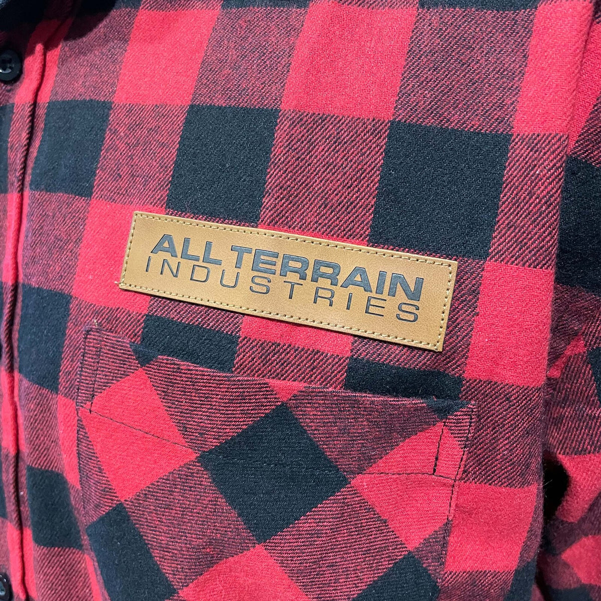 ATI 'THE FLANNO' FLANNELETTE SHIRT - RED