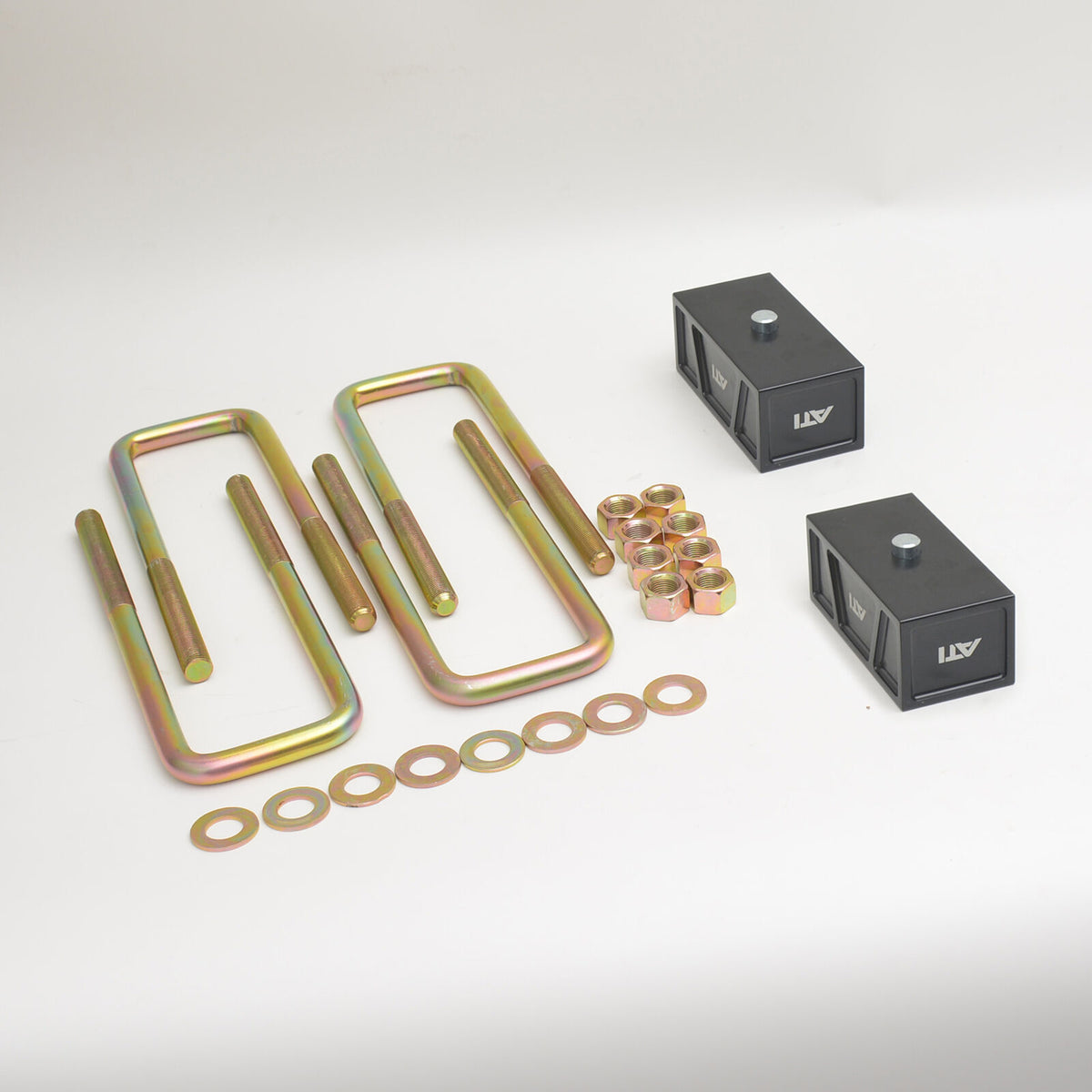 ATI 50MM REAR LEAF SPRING LIFT BLOCK KIT - MITSUBISHI TRITON MQ/MR/MV 2015-CURRENT