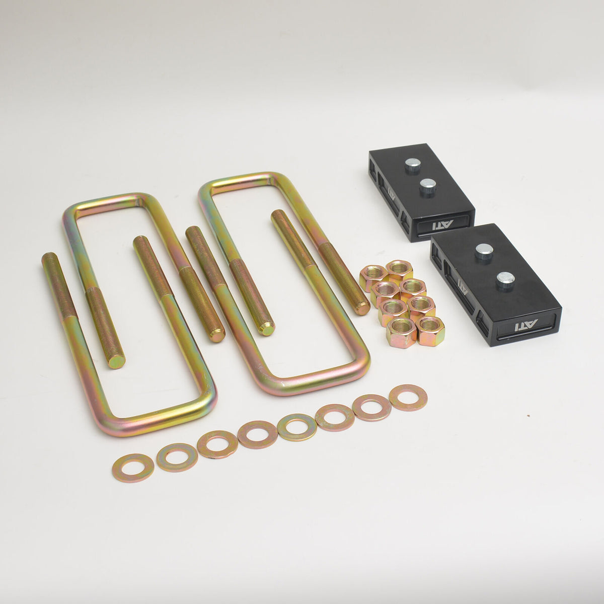 ATI 25MM REAR LEAF SPRING LIFT BLOCK KIT - FORD PY NEXT GEN RANGER/VOLKSWAGEN AMAROK 2022-CURRENT