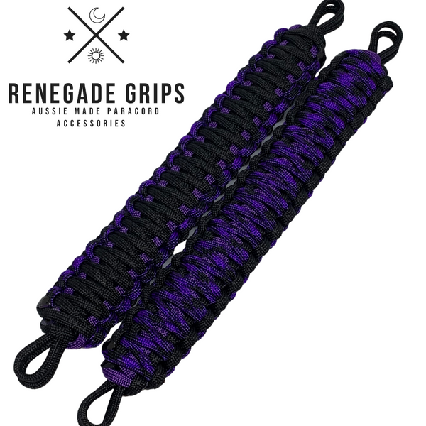 "Blackberry" Paracord Vehicle Grips