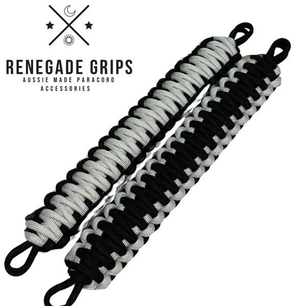 "Black Widow" Paracord Vehicle Grips