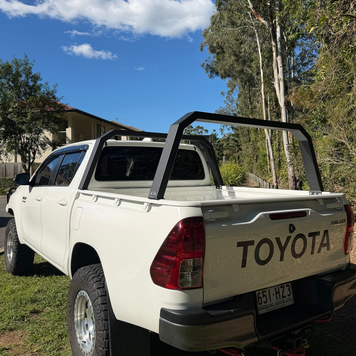 SR N80 Toyota Hilux Aluminium Tub Racks (2015+)