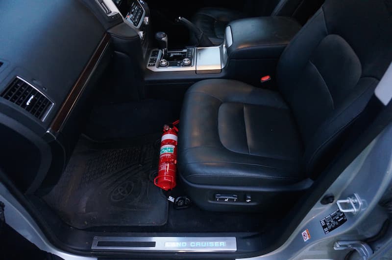 Lexus LX 570 Series Fire Extinguisher Bracket - Adrenaline 4X4