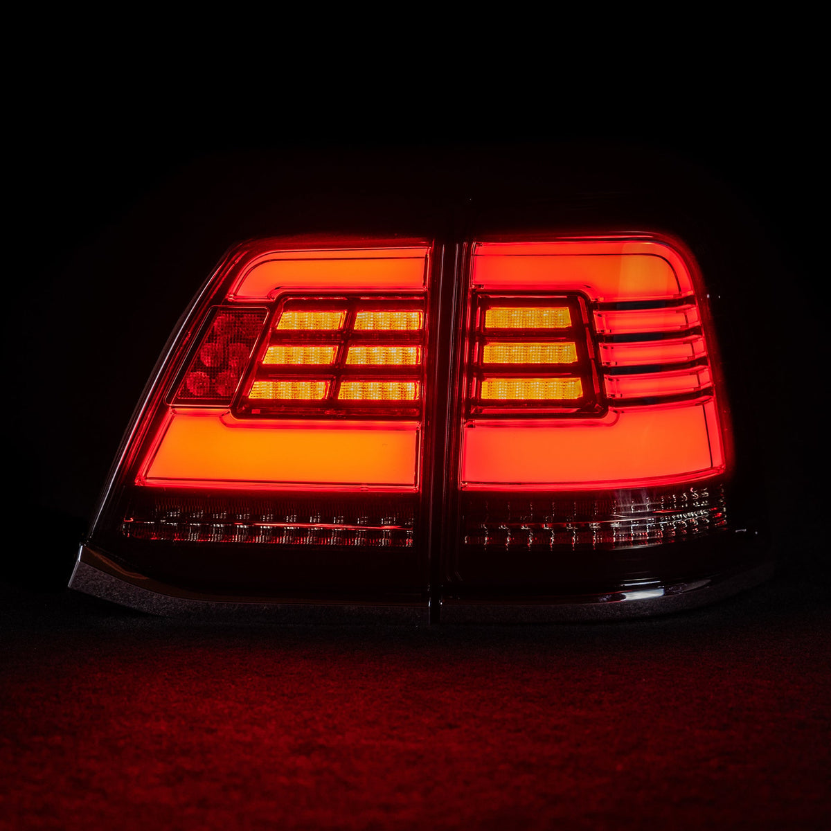 Blacked Out Toyota 200 Series Tail Lights 2008-2015