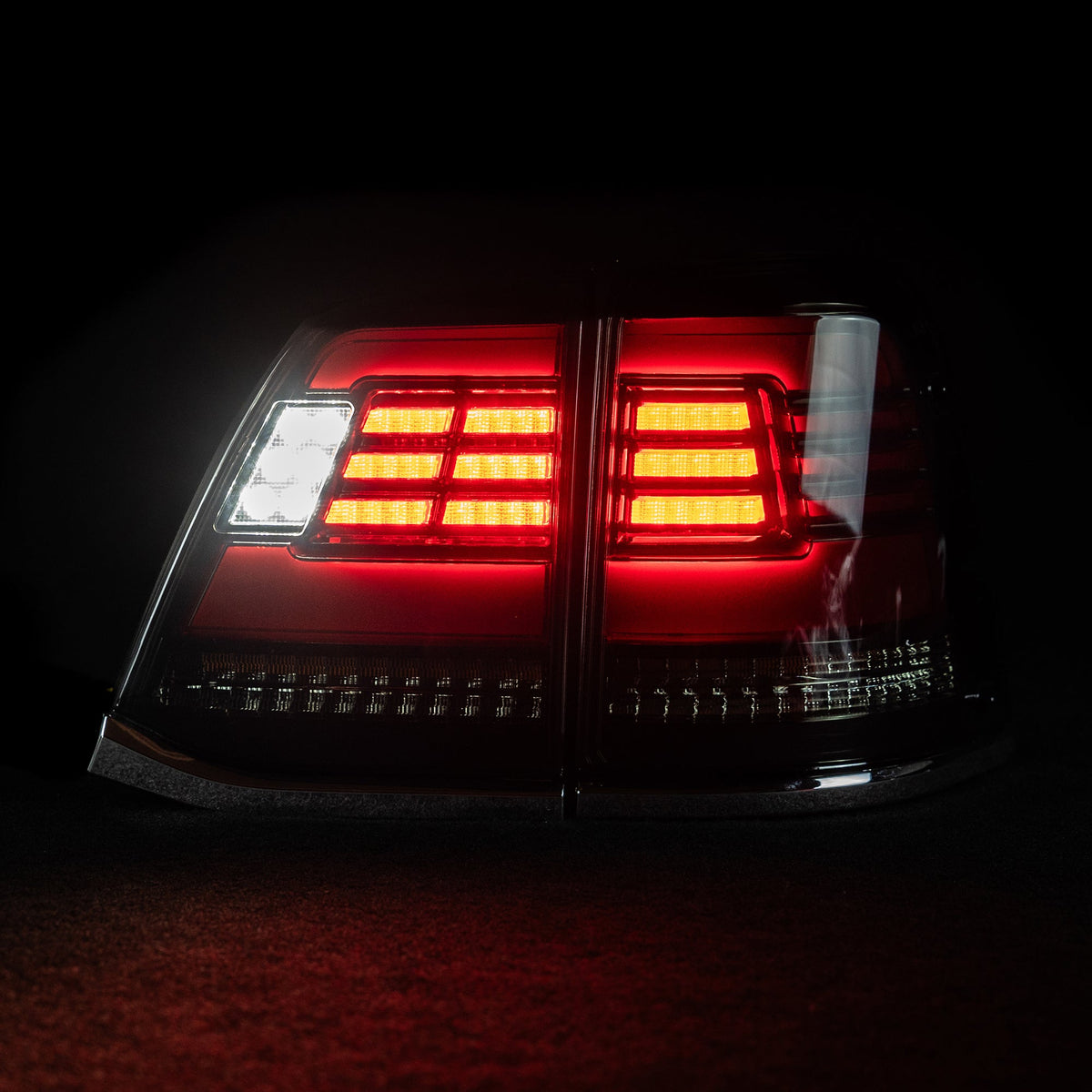 Blacked Out Toyota 200 Series Tail Lights 2008-2015