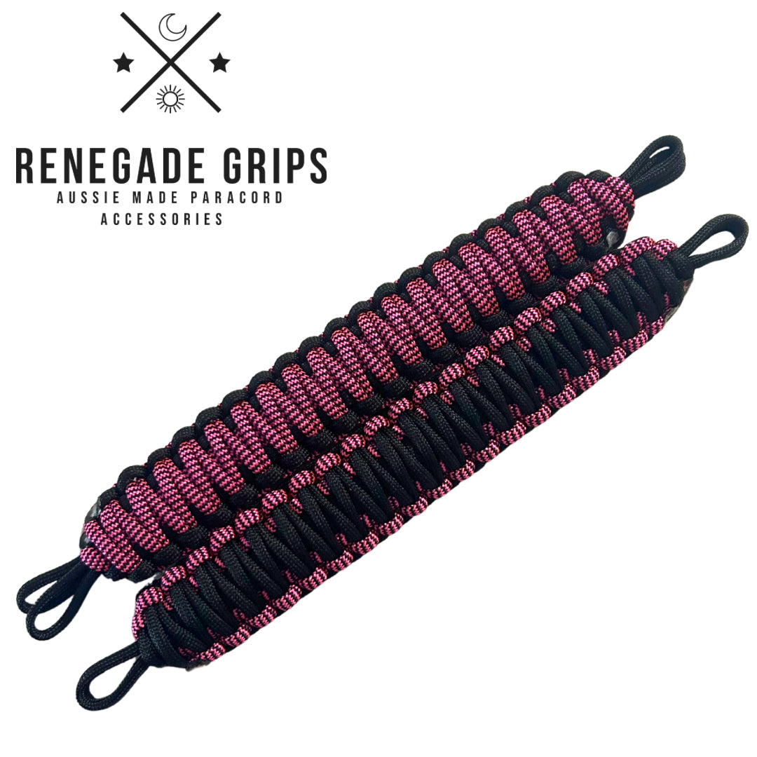 "Flamingo" Paracord Vehicle Grips