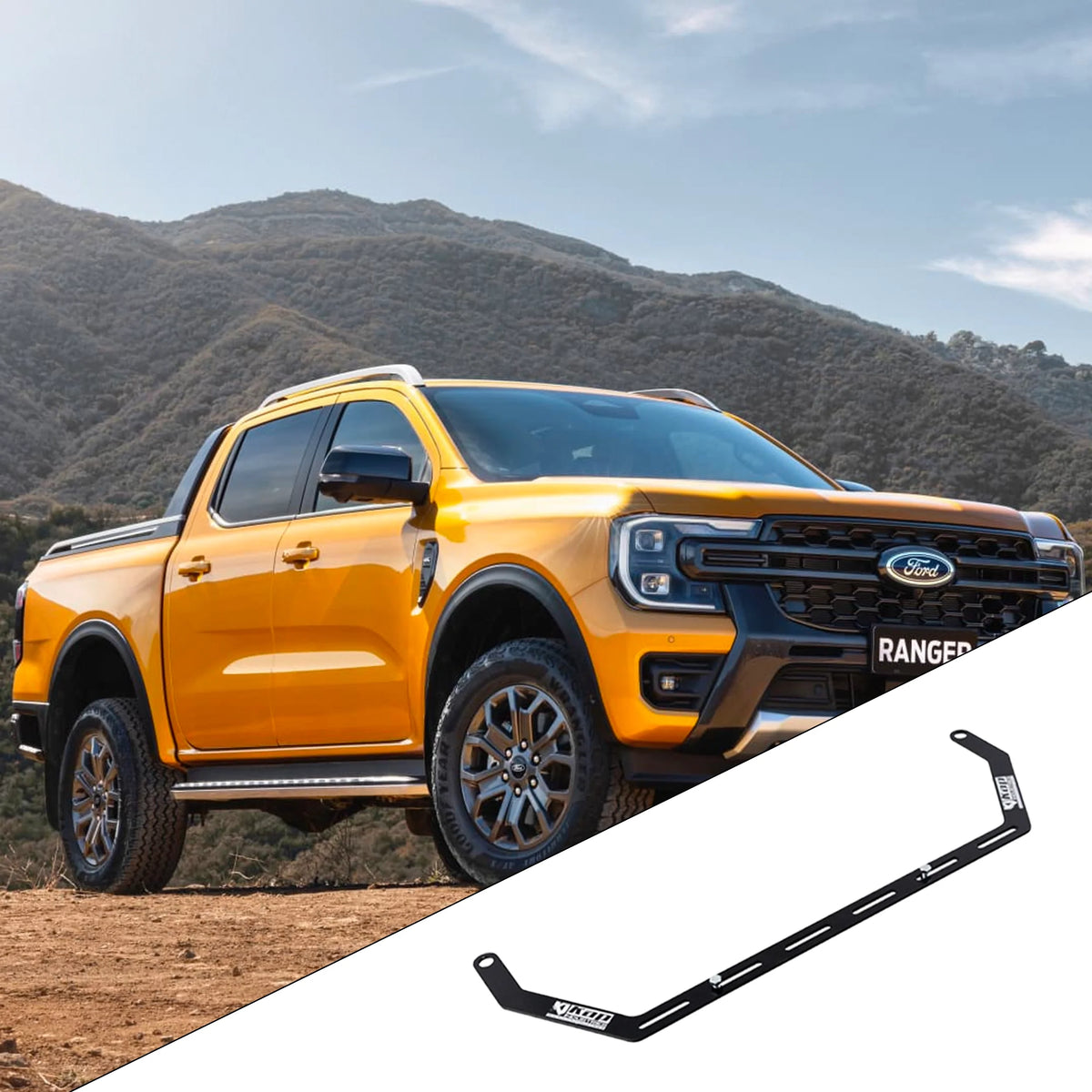 Ford Ranger RA 2022+ Next Gen Fire Extinguisher Bracket - Adrenaline 4X4