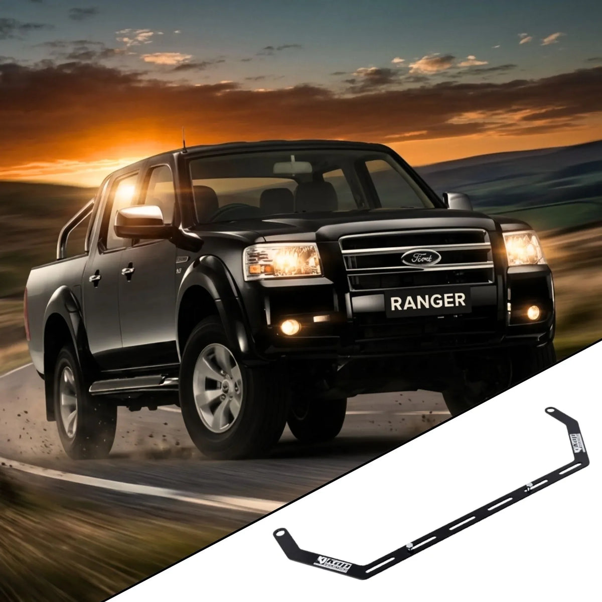 Ford Ranger PJ and PK Fire Extinguisher Bracket - Adrenaline 4X4