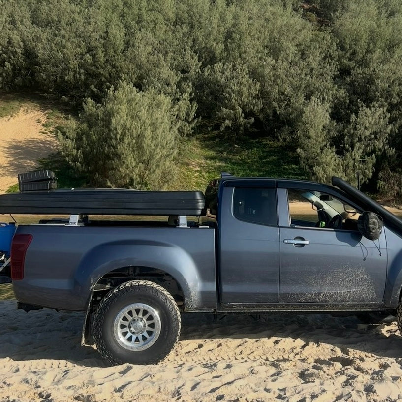 4JJ1 Isuzu D-Max Low Profile Aluminium Tub Racks (2012-2020)