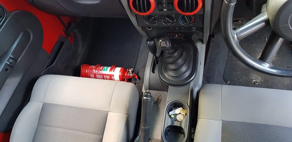 Jeep Wrangler (JK) 4 Door Only Fire Extinguisher Bracket - Adrenaline 4X4