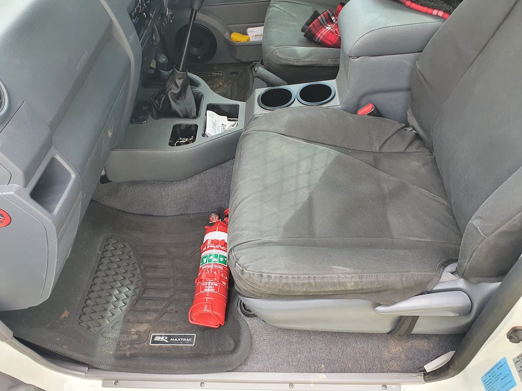 Toyota Landcruiser 79 Single Cab (2017+) Fire Extinguisher Bracket - Adrenaline 4X4