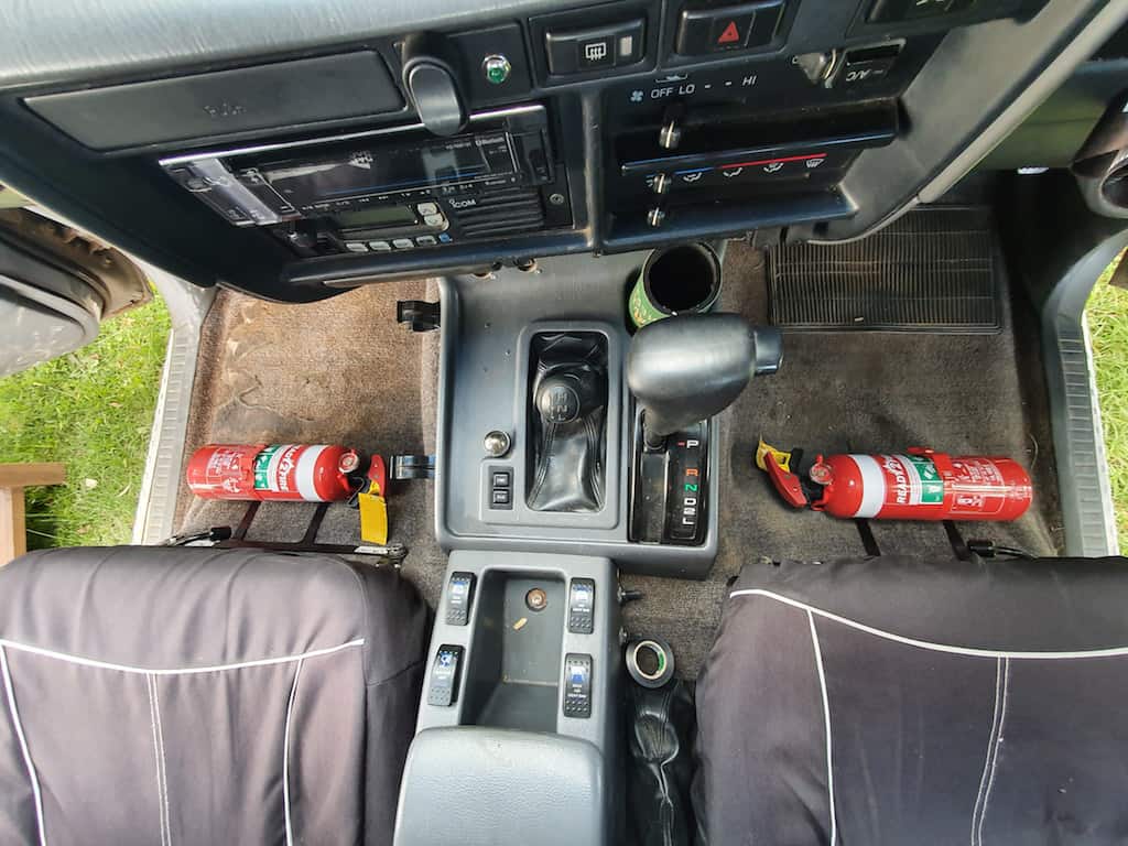 Toyota Landcruiser 80 Series Fire Extinguisher Bracket - Adrenaline 4X4