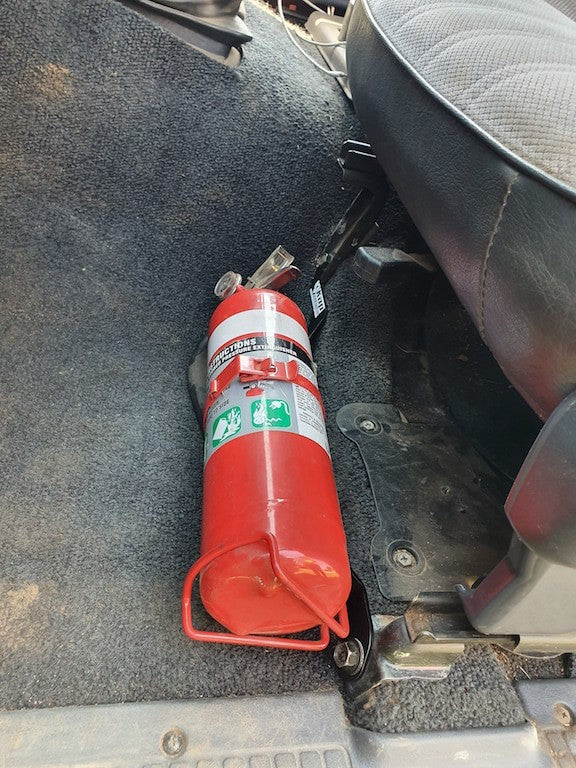 Nissan Patrol (GQ) Fire Extinguisher Bracket - Adrenaline 4X4
