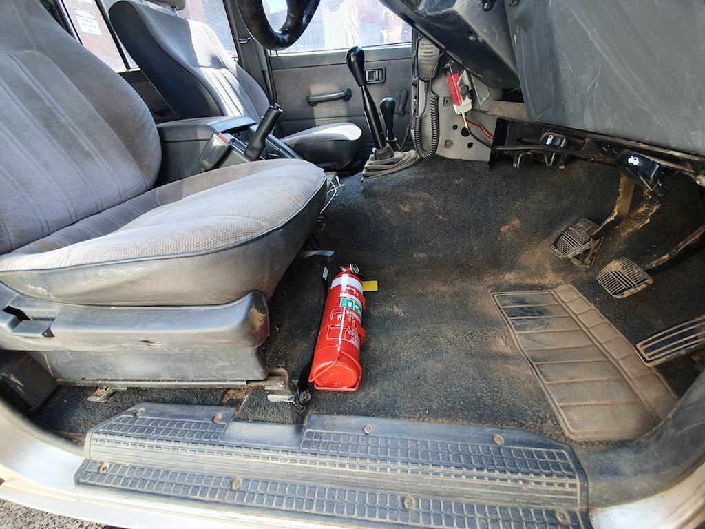 Nissan Patrol (GQ) Fire Extinguisher Bracket - Adrenaline 4X4