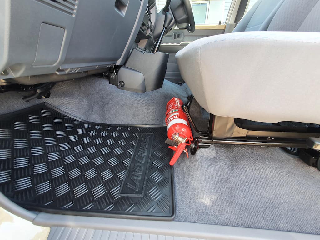 Toyota Landcruiser 79 Dual Cab (2017+) Fire Extinguisher Bracket - Adrenaline 4X4
