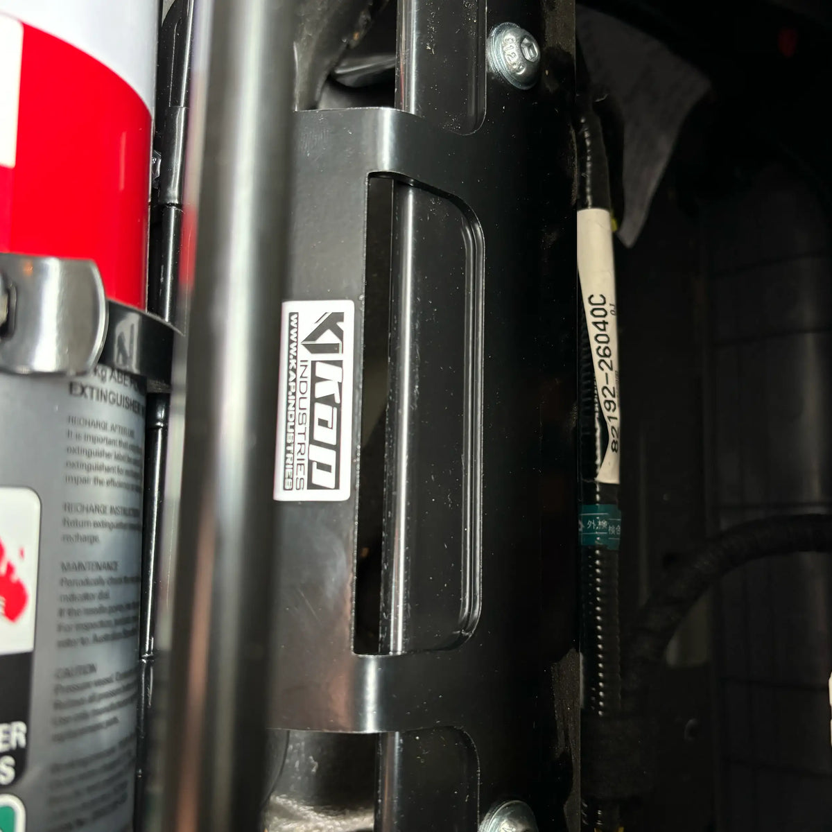 Toyota Hiace 2019+ (H300) Fire Extinguisher Bracket - Adrenaline 4X4