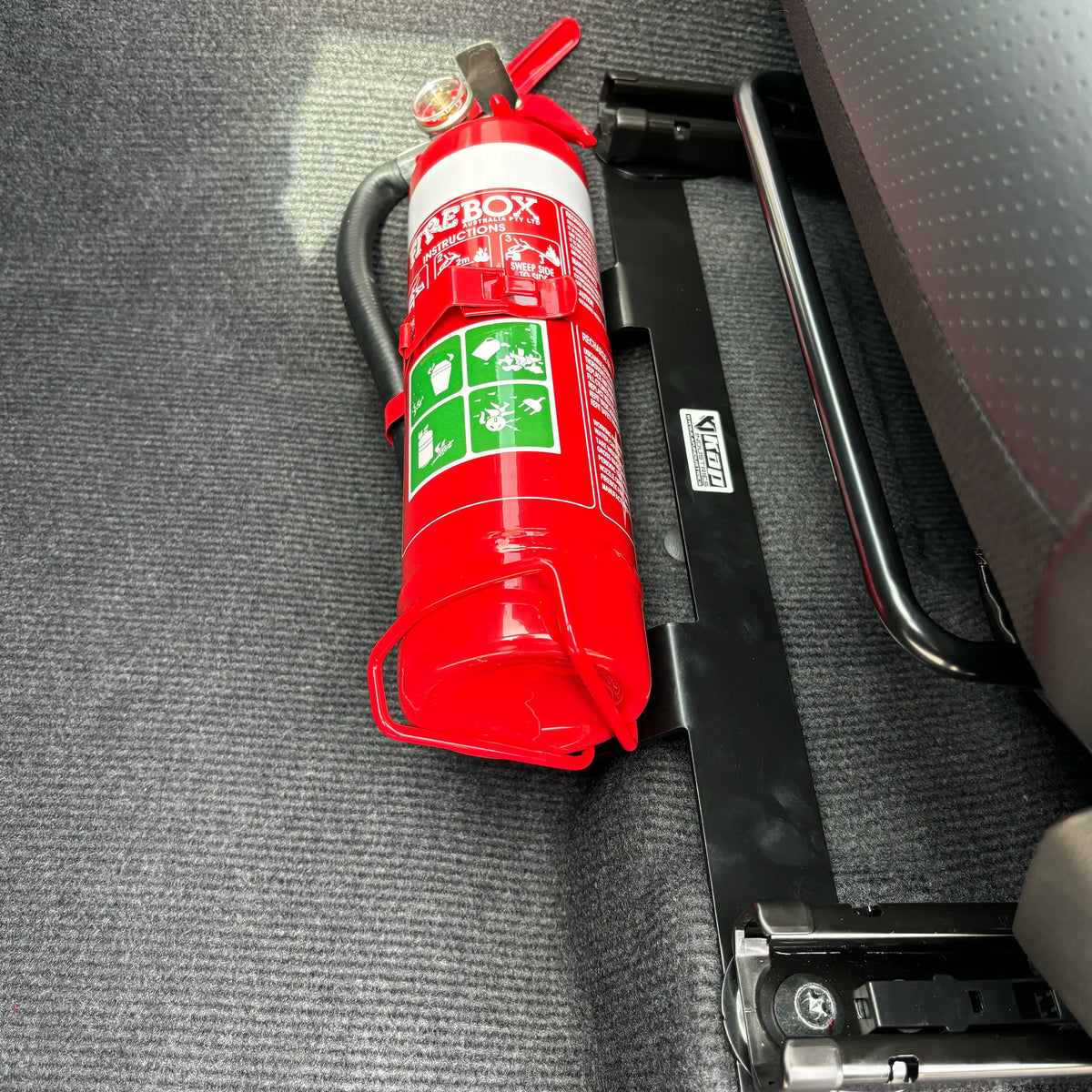 Nissan Navara D27 Fire Extinguisher Bracket - Adrenaline 4X4