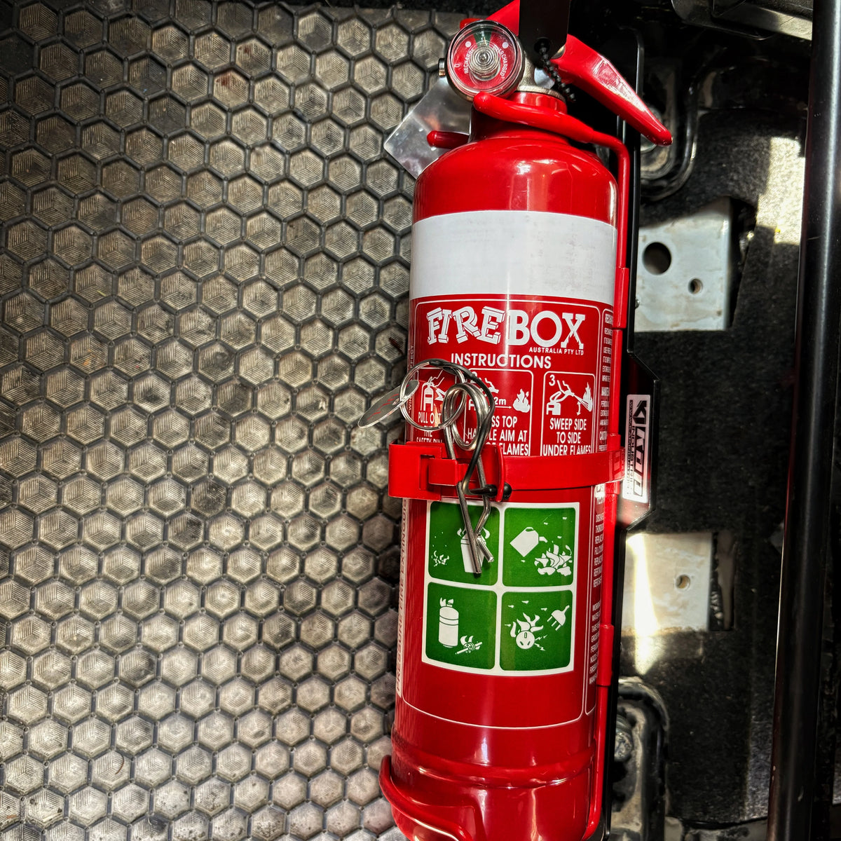 Mahindra Pik Up Fire Extinguisher Bracket - Adrenaline 4X4