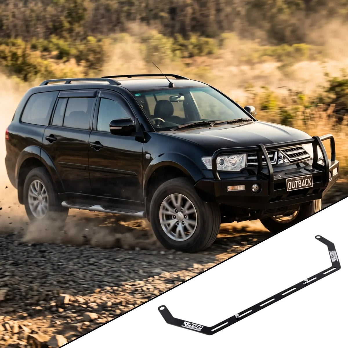 Mitsubishi Challenger PC Fire Extinguisher Bracket - Adrenaline 4X4