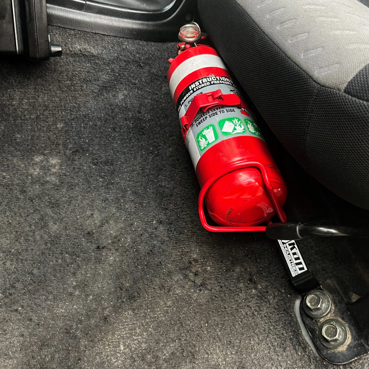 Nissan Navara D22 Fire Extinguisher Bracket - Adrenaline 4X4