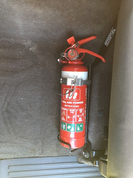 Nissan Patrol (GU) Fire Extinguisher Bracket - Adrenaline 4X4