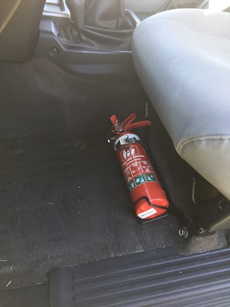 Nissan Patrol (GU) Fire Extinguisher Bracket - Adrenaline 4X4