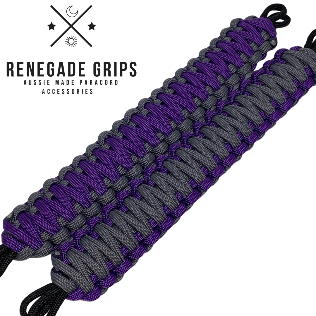 Purple Haze paracord grips