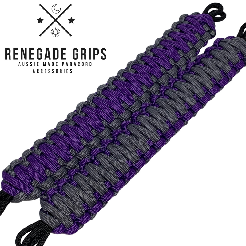 "Purple Haze" Paracord Vehicle Grips