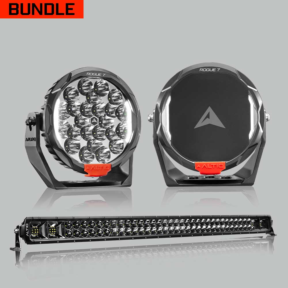 Rogue MK3 7" Pair + 42" Hybrid Light Bar - Bundle