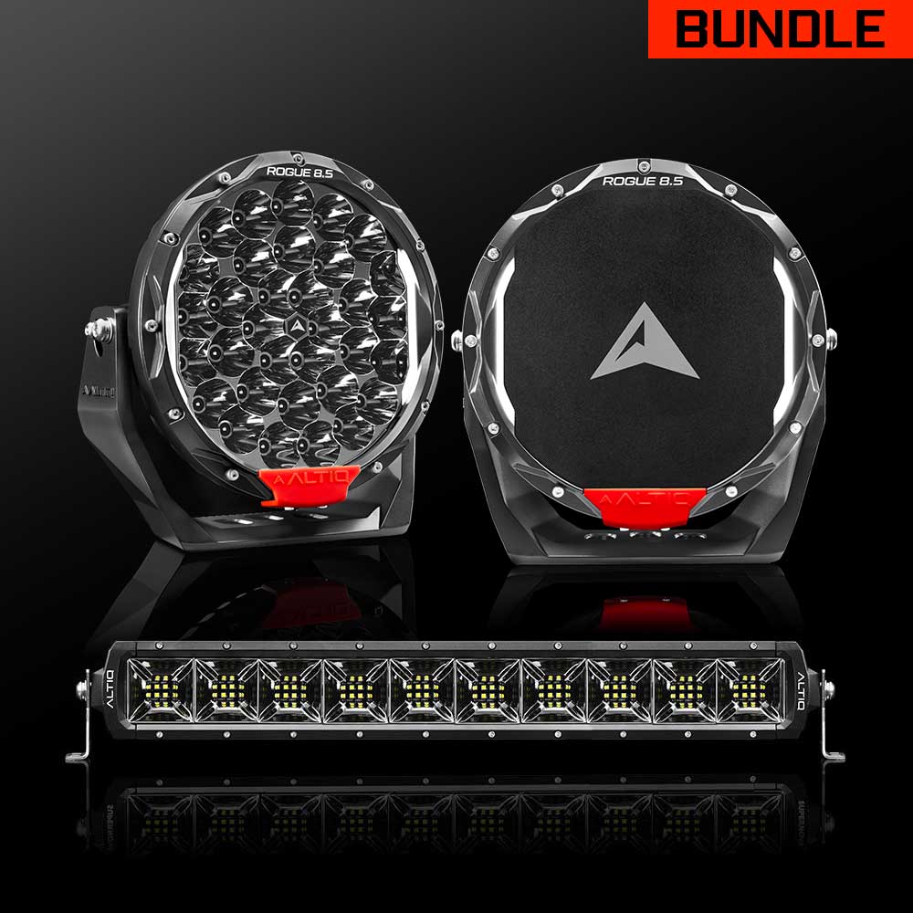 Rogue MK3 8.5" Pair + 22" Scene Light Bar - Bundle