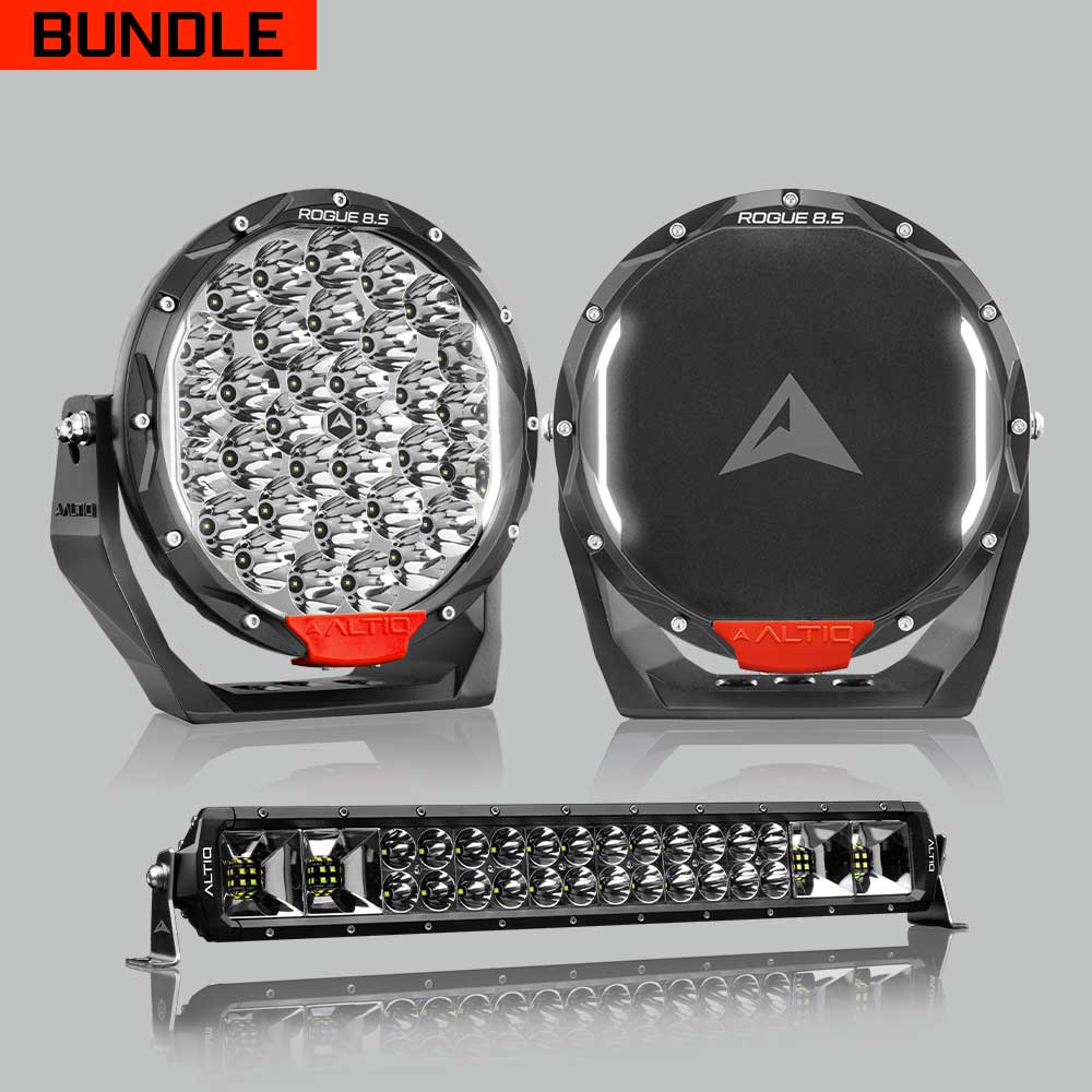 Rogue MK3 8.5" Pair + 22" Hybrid Light Bar - Bundle