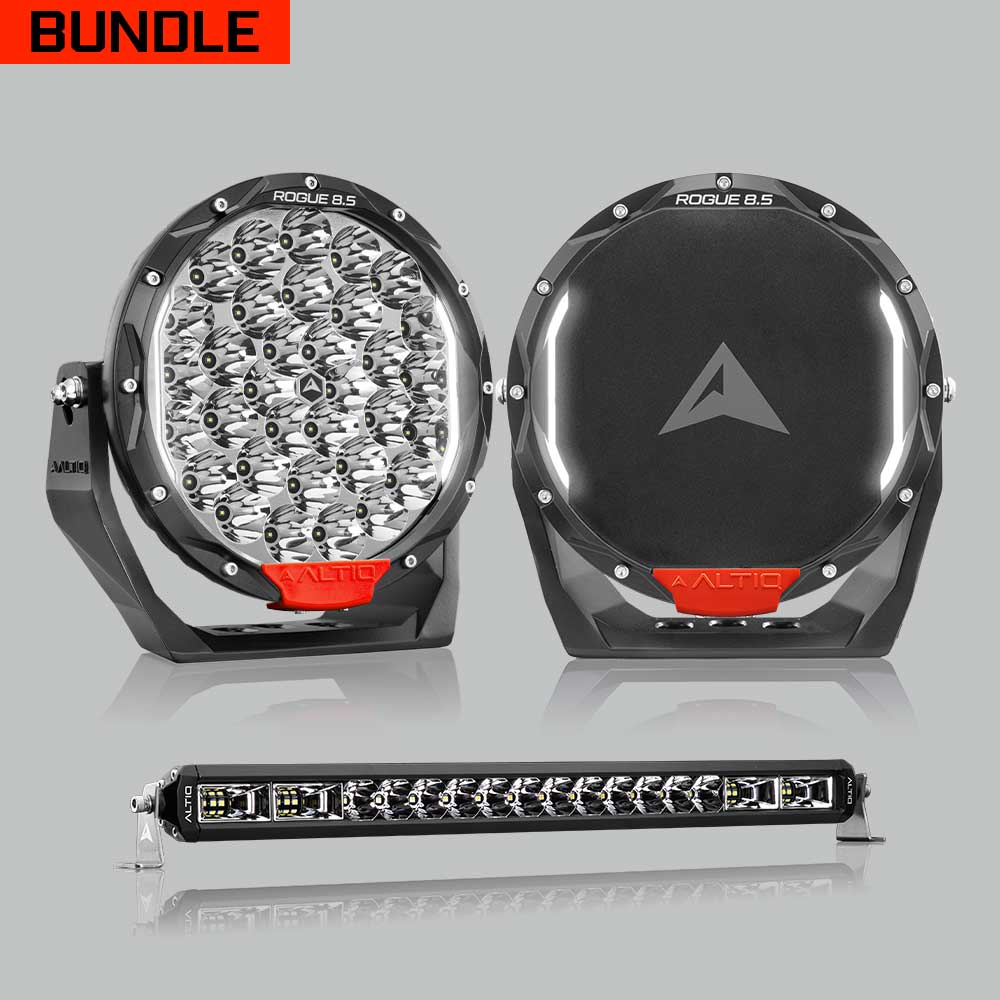 Rogue MK3 8.5" Pair + 22" Hybrid Light Bar - Bundle