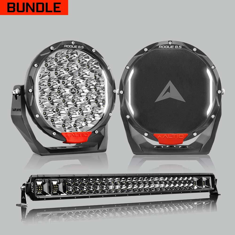 Rogue MK3 8.5" Pair + 32" Hybrid Light Bar - Bundle