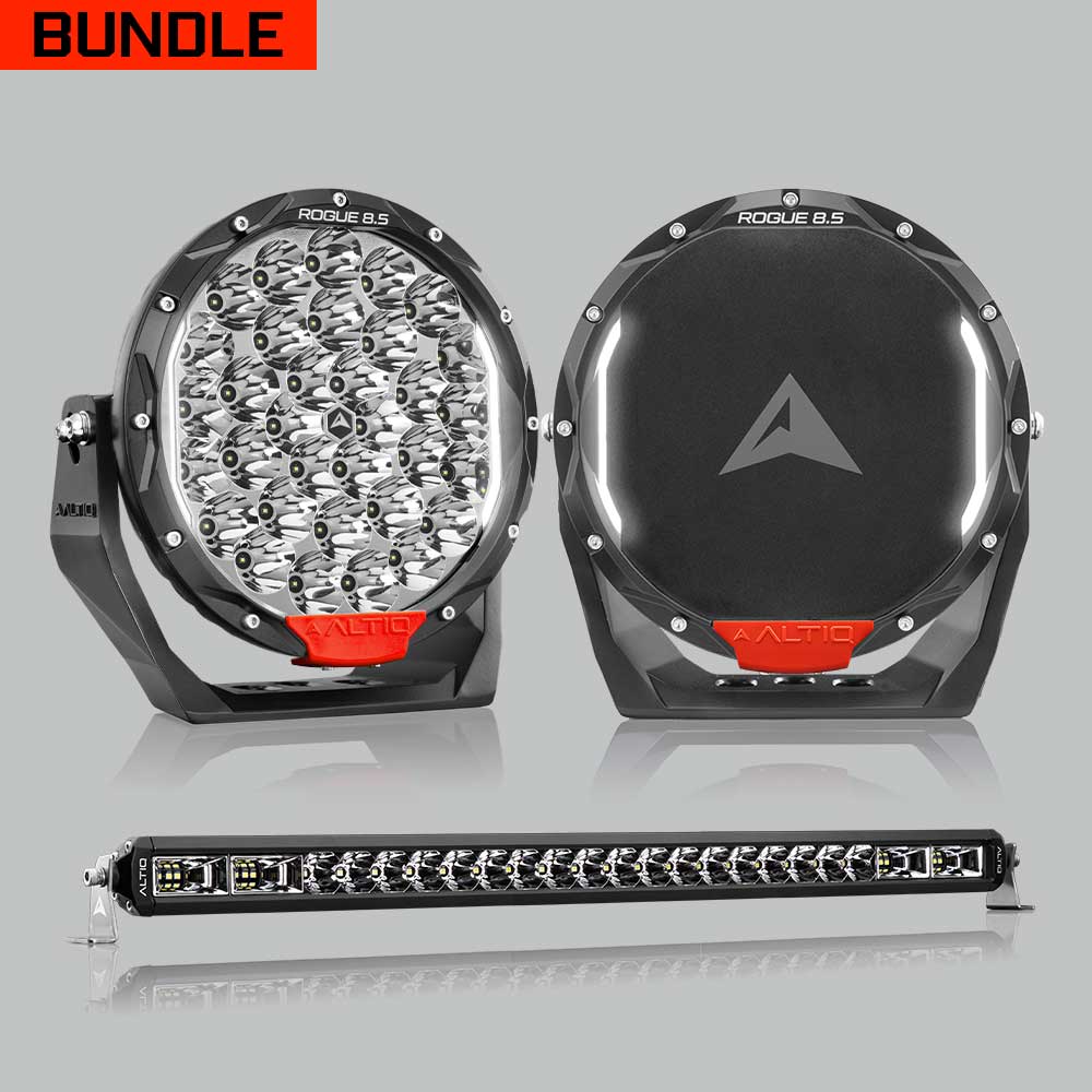 Rogue MK3 8.5" Pair + 32" Hybrid Light Bar - Bundle