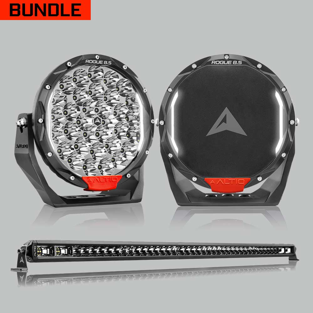 Rogue MK3 8.5" Pair + 52" Hybrid Light Bar - Bundle