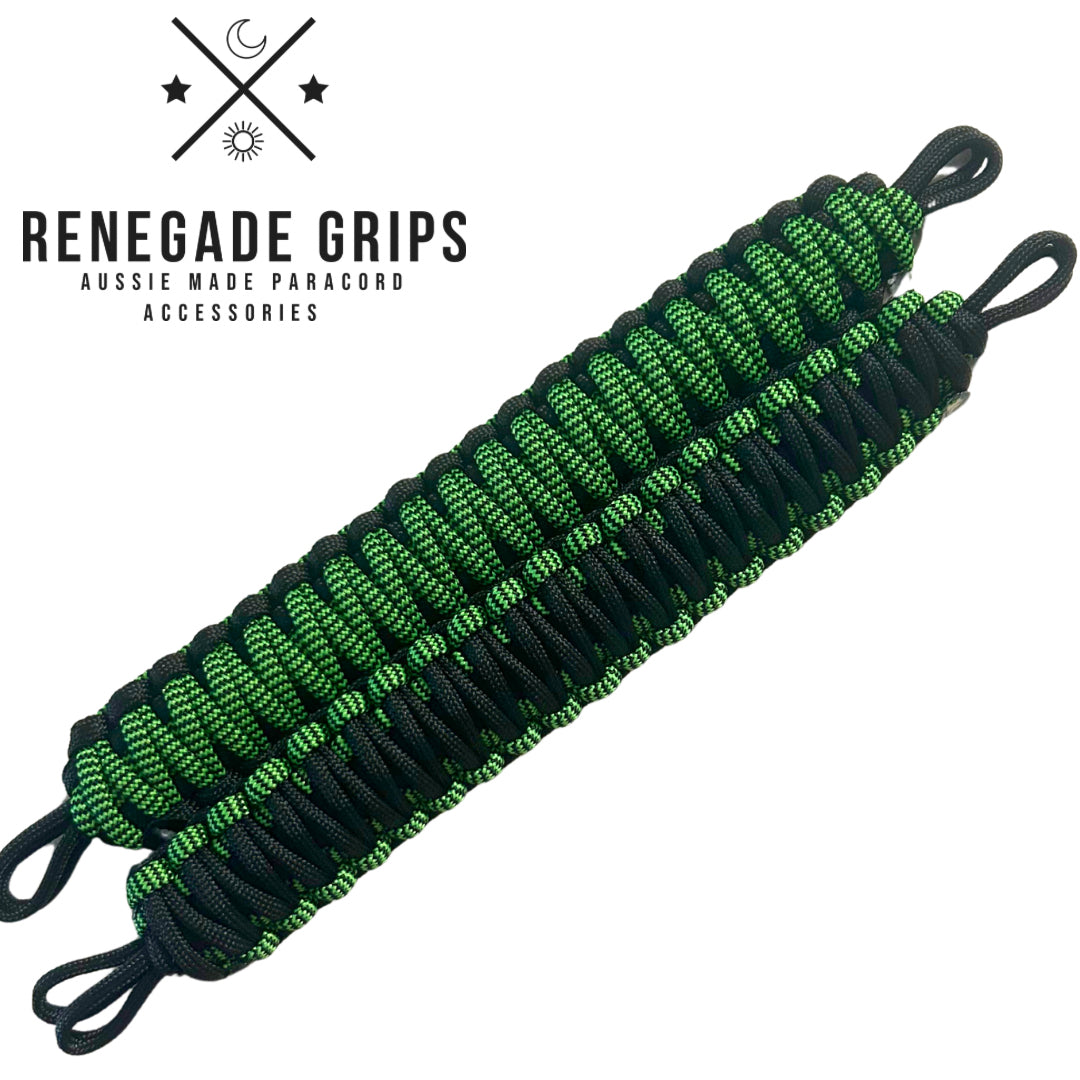 "Shock Wave" Paracord Vehicle Grips